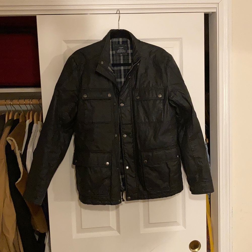 J Crew waxed cotton jacket